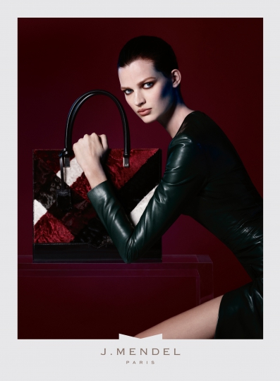 Bette Franke  for campaign J. Mendel F/W 2014/2015 photographer Daniel Jackson 